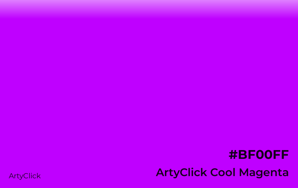 ArtyClick Cool Magenta #BF00FF