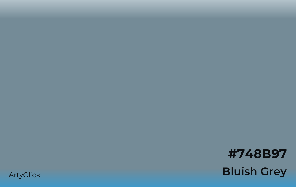 Bluish Grey #748B97