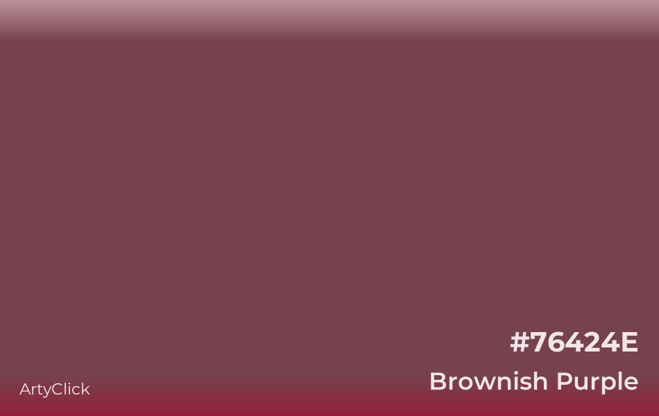 Brownish Purple #76424E