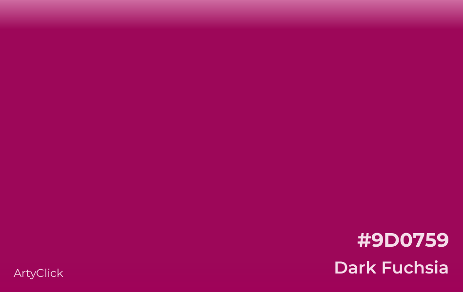 Dark Fuchsia #9D0759