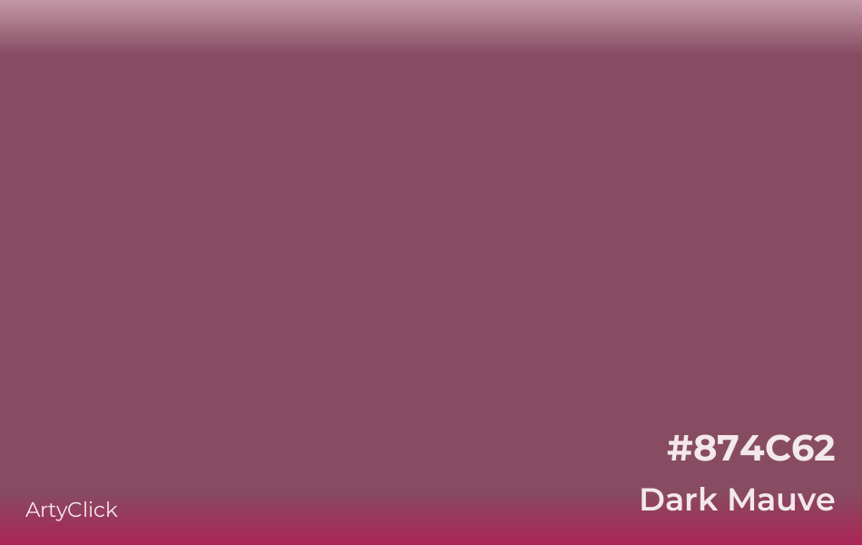 Dark Mauve #874C62