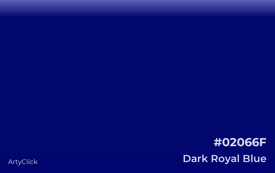 Dark Royal Blue Color ArtyClick