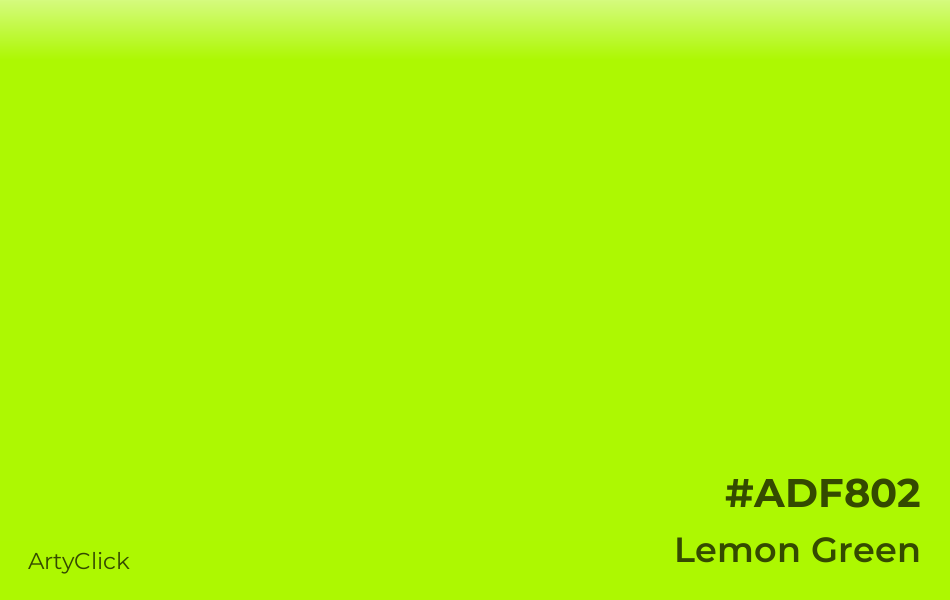 Lemon Green Color | ArtyClick