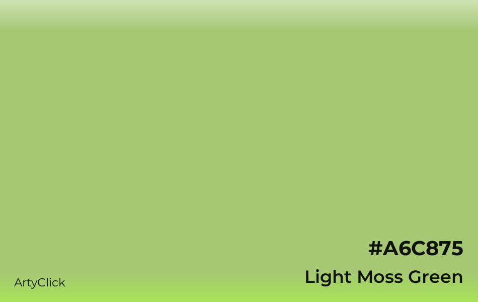 Light Moss Green Color | ArtyClick