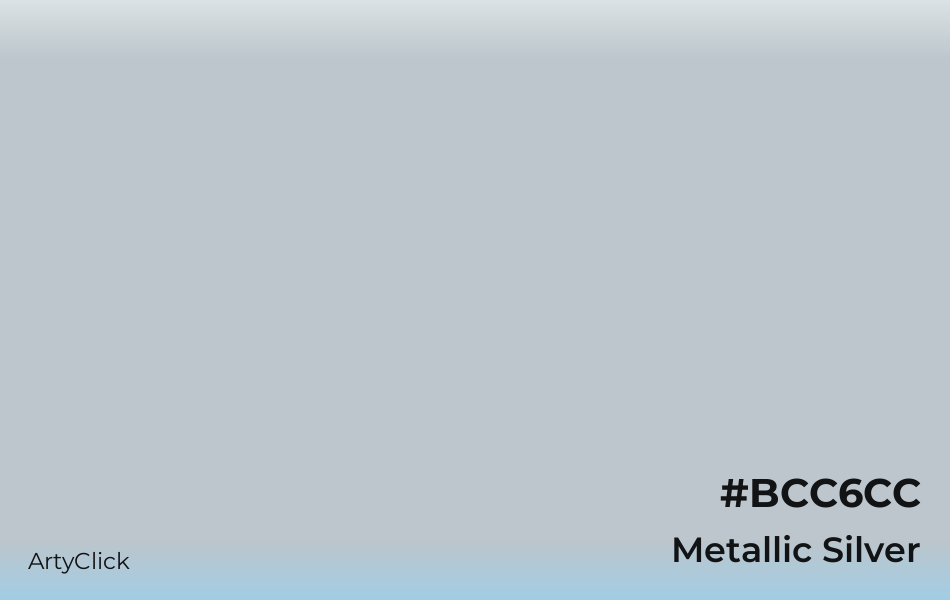 Metallic Silver Color ArtyClick