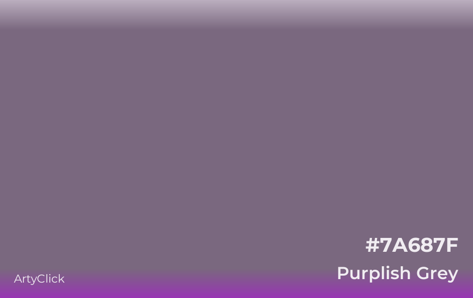 Purplish Grey Color | ArtyClick