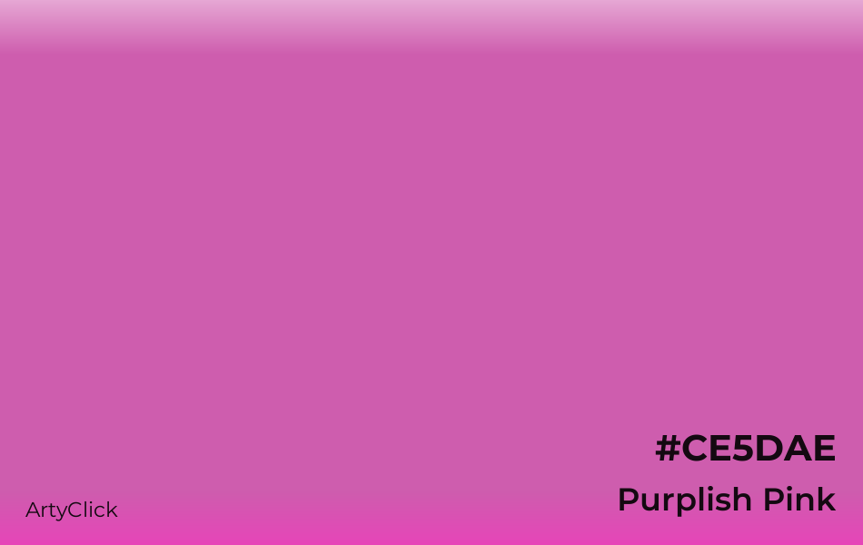 Purplish Pink #CE5DAE