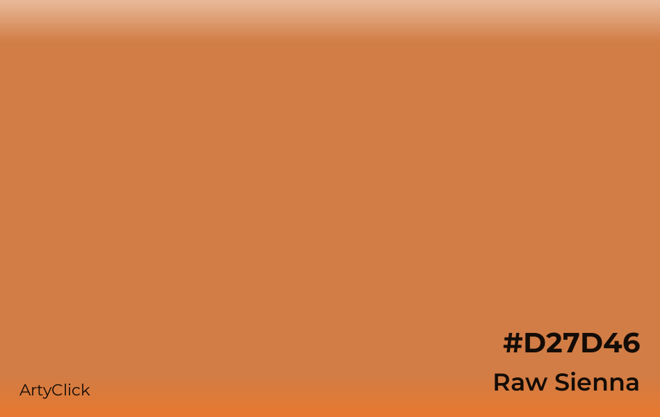 Raw Sienna #D27D46