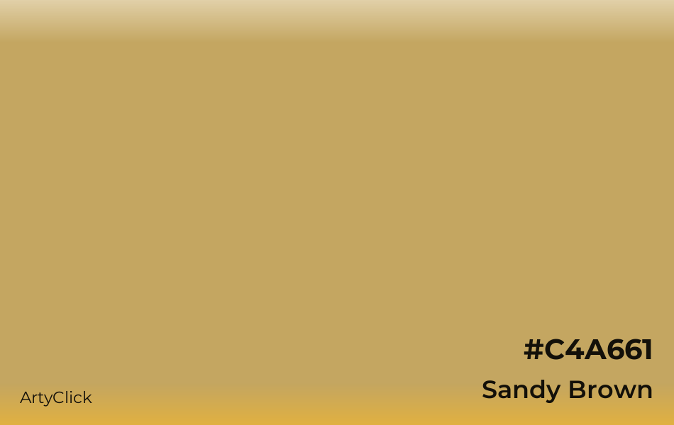 Sandy Brown #C4A661