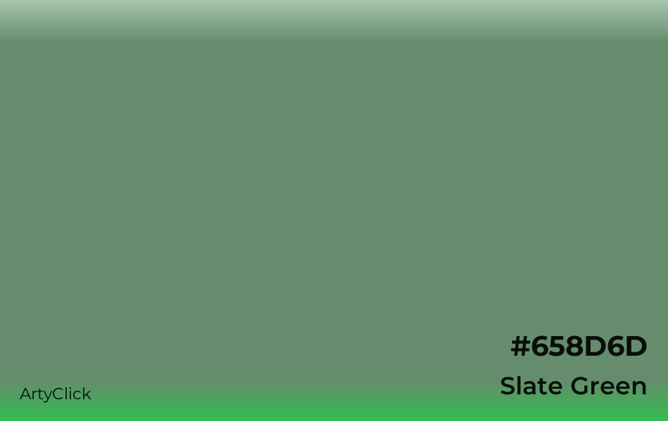 Slate Green #658D6D