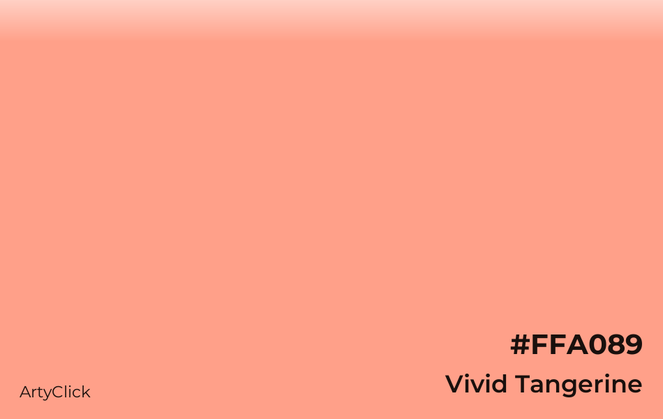 Vivid Tangerine #FFA089